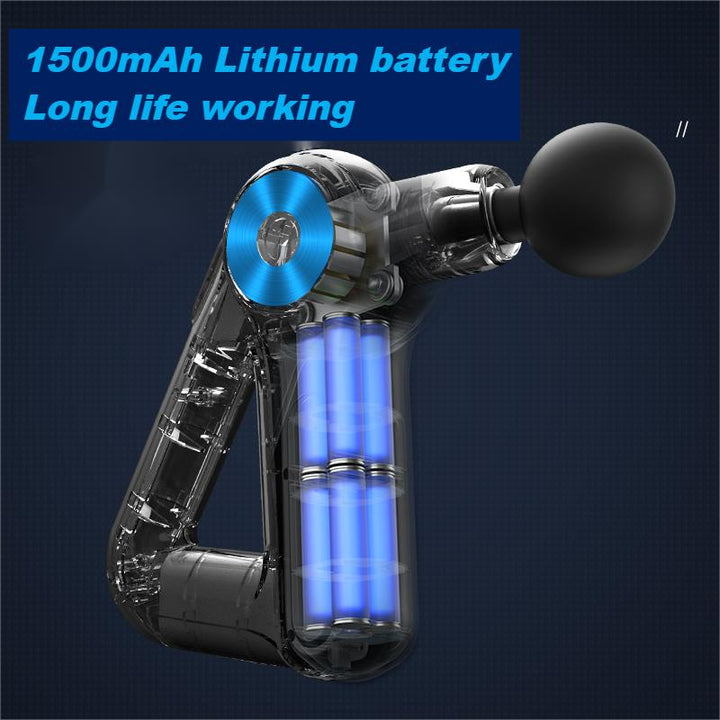 Premium 9-Head Massage Gun with 9 Adjustable Speeds, Long Battery Life, Ultra-Quiet Deep Tissue Relief for Muscle Recovery,