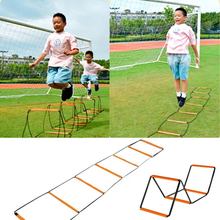 Premium Dual-Purpose Agility Ladder for Soccer & Football Training – Speed, Coordination & Footwork Equipment with Carry 