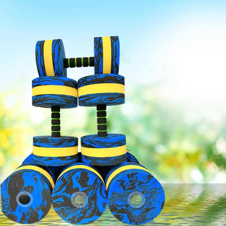 Premium Aquatic Dumbbells – 2Pcs Pool Dumbbells for Swimming & Indoor Training, Water Resistance, Durable Design for 