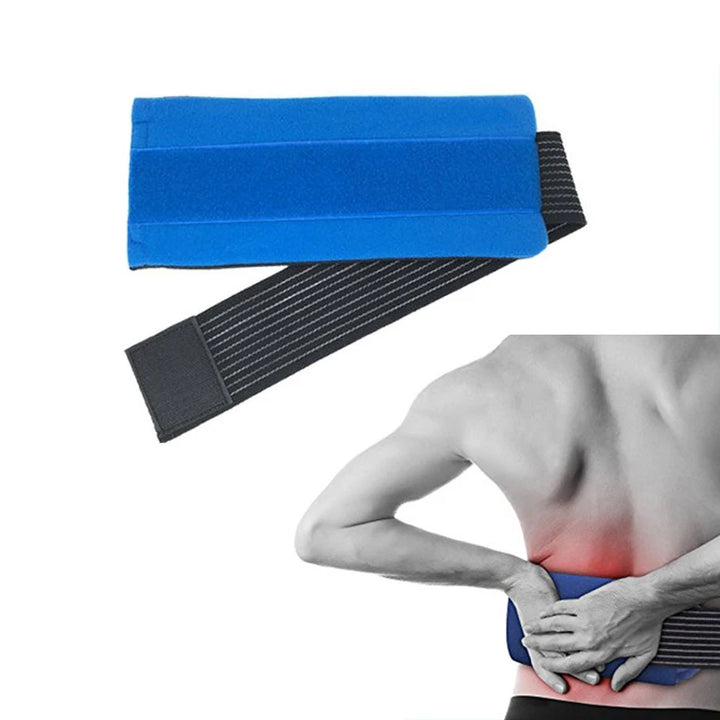 High Quality Reusable Ice Pack with Elastic Strap for Cold Hot Therapy, Pain Relief for Sport Injuries, Knee, Back, Shoulder,