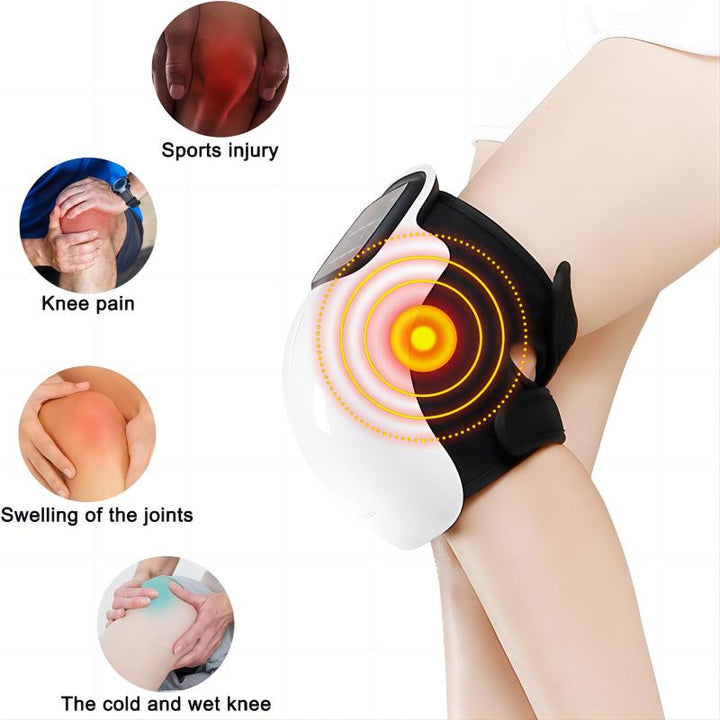 Premium Infrared Knee Massager – Pain Relief Device with Heat and Vibration Therapy for Swelling, Stiff Joints, Ligament