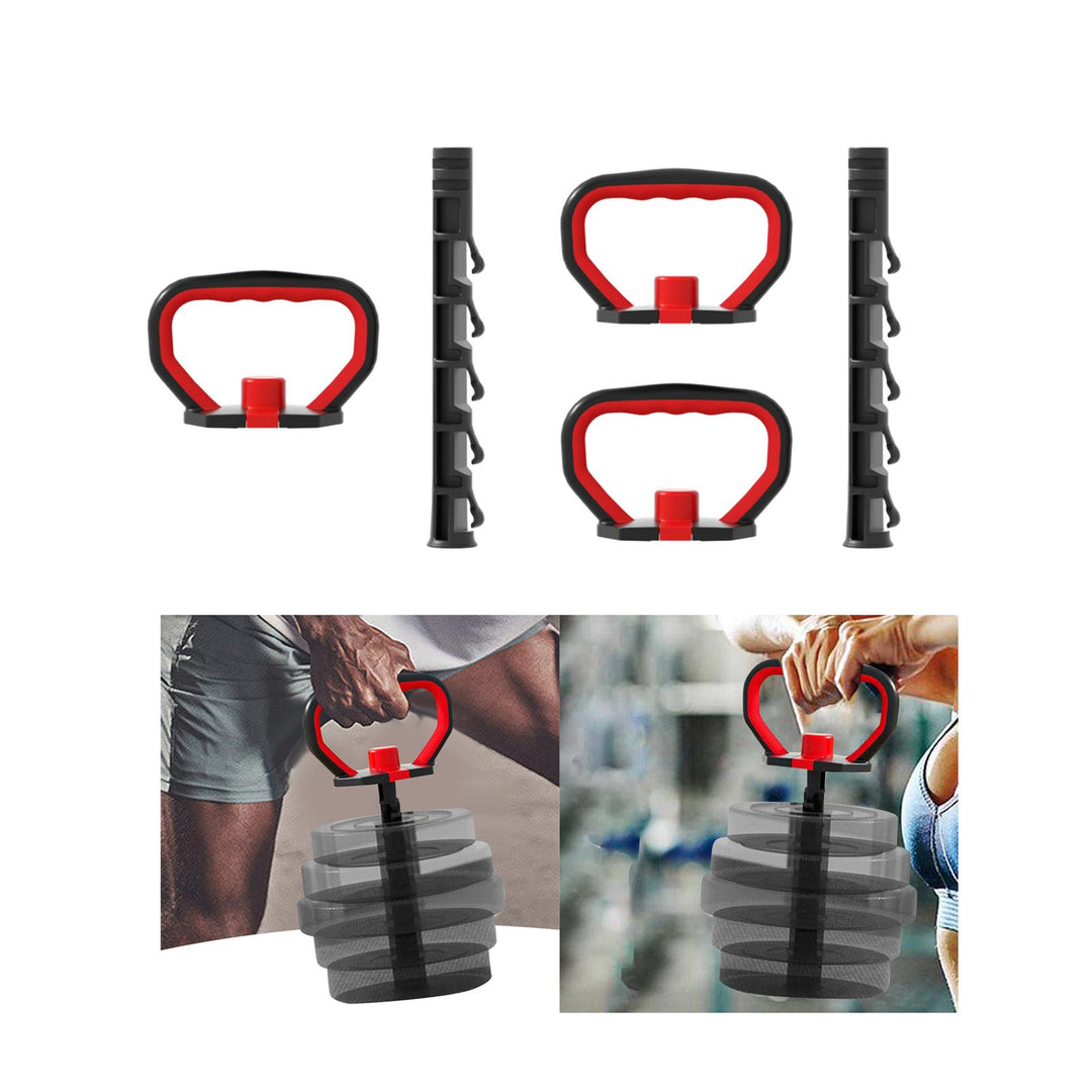 Premium Kettlebell Handle Grip – Adjustable Dumbbell Bar for Sports Training, Push-ups, Squats, and Full Body Workouts  