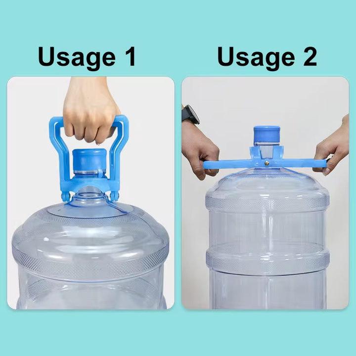 Premium Portable Water Bottle Holder – Labor-Saving Plastic Bucket Carrier – Easy Lift-Up Handle for Convenient Water 