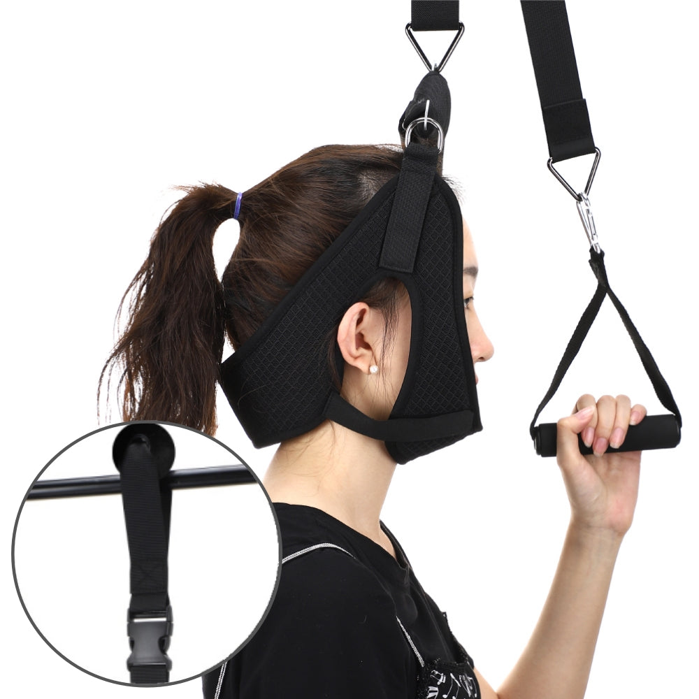 High-Quality Cervical Neck Traction Device for Home Use, Over-Door Neck Stretcher Hammock, Pain Relief & Spine Correction  