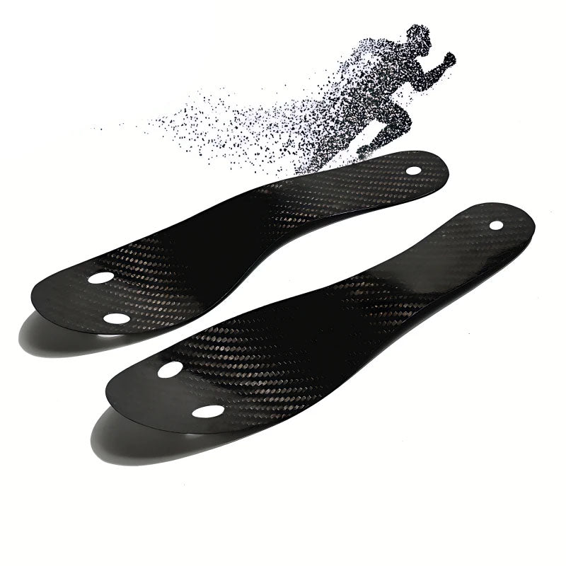 Premium Carbon Fiber Insoles for Running - Full Palm Arch Support, Strong Boost, Enhanced Stability, Anti-Torsion for 