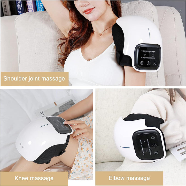 Premium Infrared Knee Massager – Pain Relief Device with Heat and Vibration Therapy for Swelling, Stiff Joints, Ligament