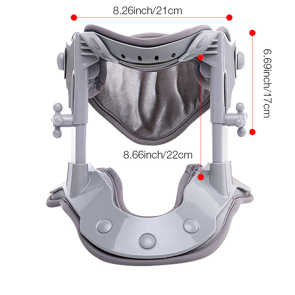 Premium Heating Neck Traction Collar with Adjustable Cervical Support, Hot Compression for Spine Alignment & Pain Relief, USB