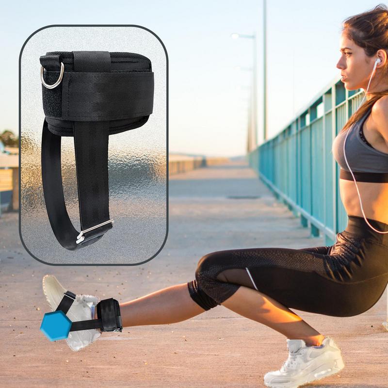 Premium Adjustable Dumbbell Ankle Strap – Soft, Comfortable Weight Strap for Leg and Hip Workouts, Portable Ankle Weights  