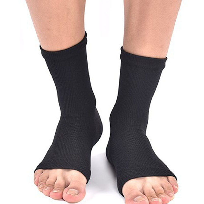 Premium Compression Plantar Fasciitis Socks for Women & Men - Arch & Ankle Support, Heel Pain Relief, Breathable Open Toe 