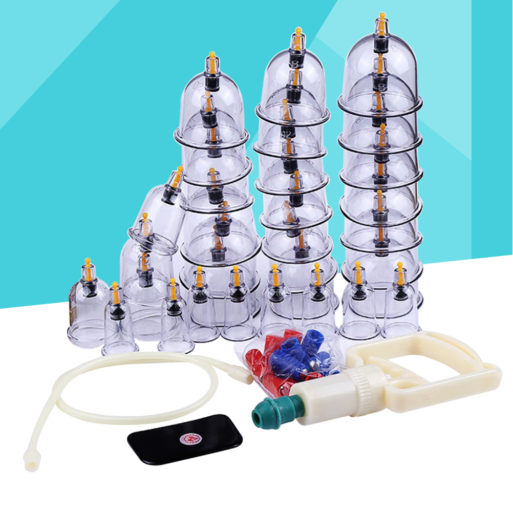 Premium Cupping Therapy Set – Vacuum Suction Cups for Massage, Anti-Cellulite, and Physiotherapy, Relieves Back, Neck