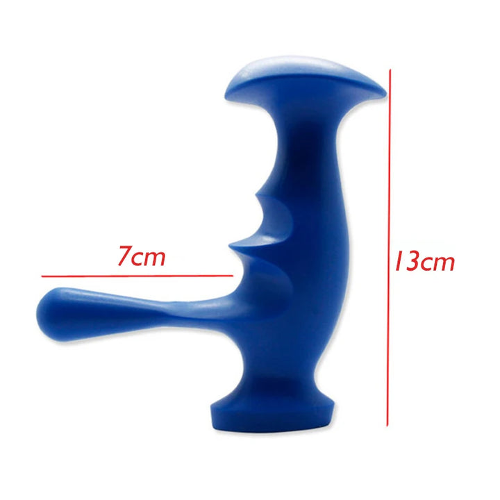 High-Quality T-Shaped Reflexology Acupuncture Massager Stick - Pain Relief Trigger Point Body Roller for Deep Tissue Back 