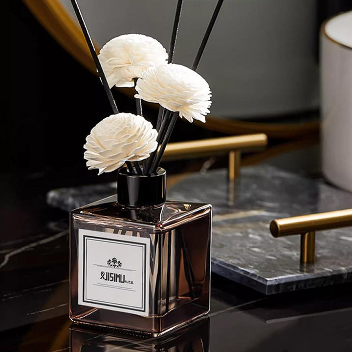 Luxury Fireless Aromatherapy Home Fragrance Diffuser – Room Decoration, Long-Lasting Floral Perfume, Household Freshener for