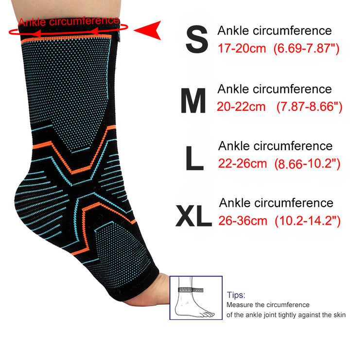 Premium Ankle Brace Compression Sleeve for Injury Recovery and Joint Pain Relief – Plantar Fasciitis Support Socks with Arch 