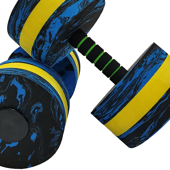 Premium Aquatic Dumbbells – 2Pcs Pool Dumbbells for Swimming & Indoor Training, Water Resistance, Durable Design for 