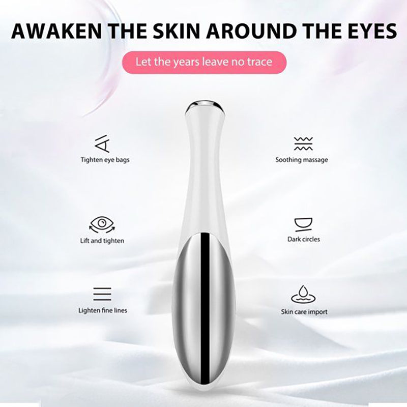 High Quality Electric Eye Massage Pen – Portable Facial and Eye Care Device, Vibration Massage, Dry Battery Powered, 