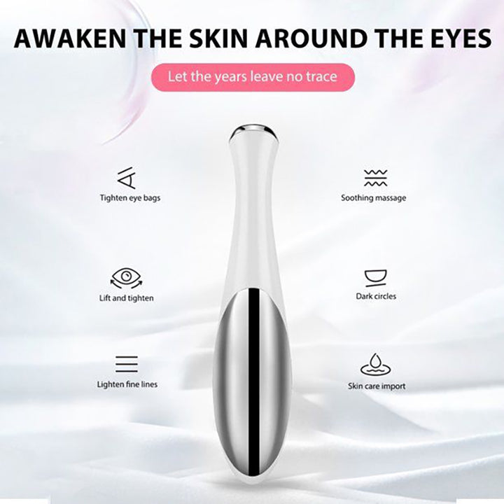 High Quality Electric Eye Massage Pen – Portable Facial and Eye Care Device, Vibration Massage, Dry Battery Powered, 