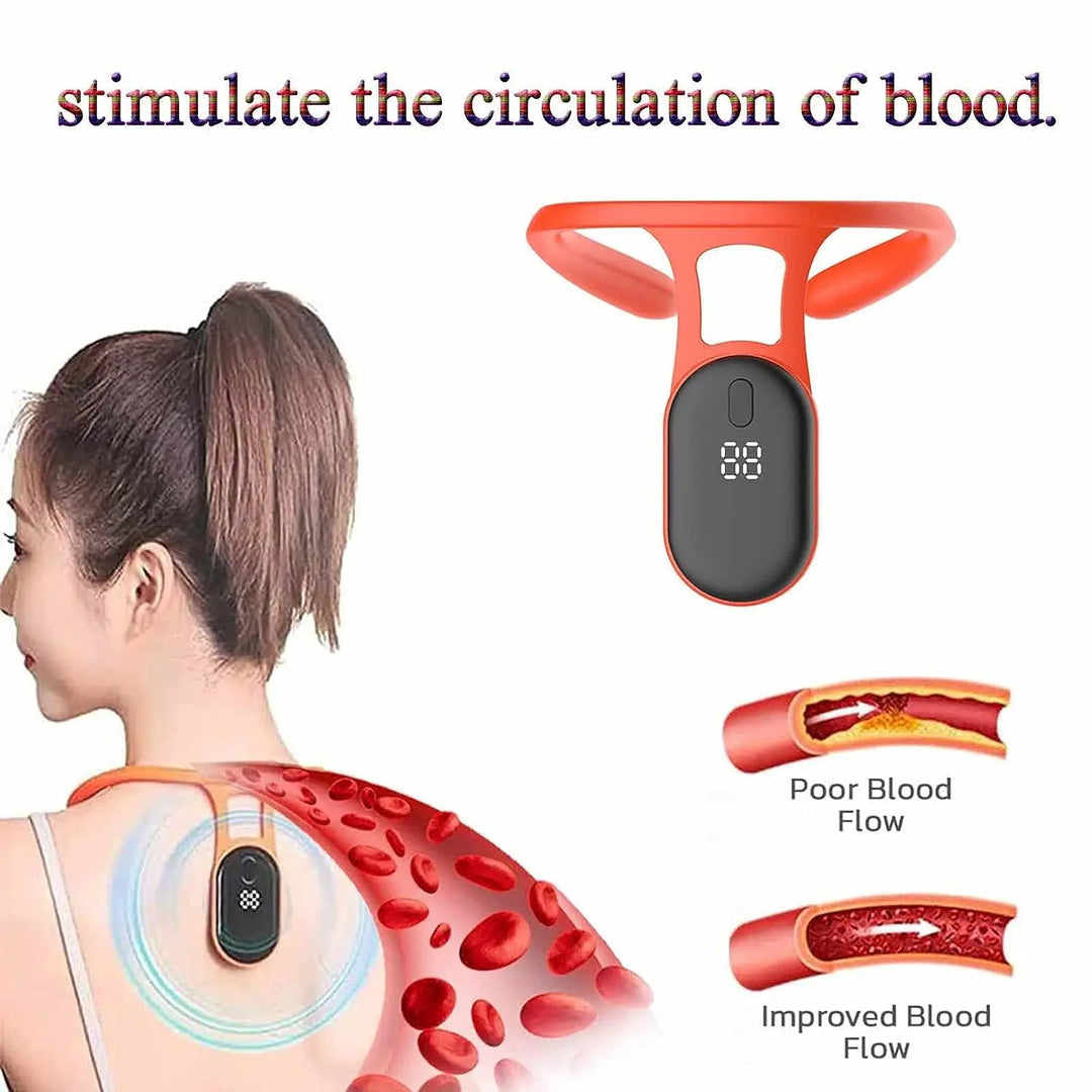 High-Quality Portable Ultrasonic Lymphatic Neck Massager, Body Slimming & Soothing Vibration Therapy Tool for Improved 