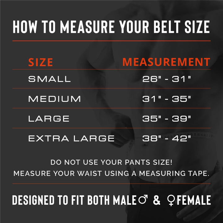 Premium Weight Lifting Belt Back Support – Workout Belt with Metal Buckle for Men and Women, Ideal for Gym, Squats,  