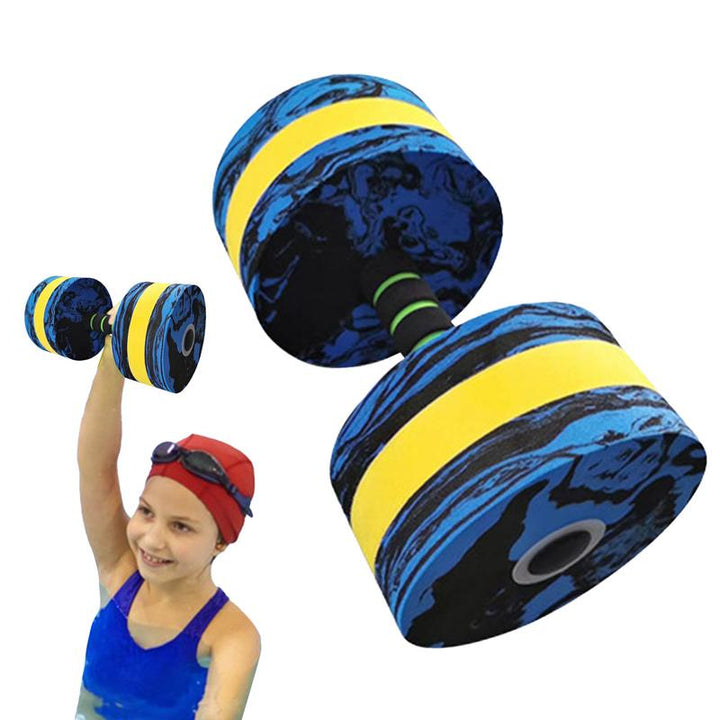 Premium Aquatic Dumbbells – 2Pcs Pool Dumbbells for Swimming & Indoor Training, Water Resistance, Durable Design for 