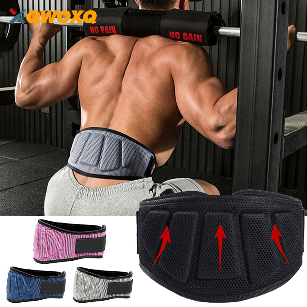 Premium Sports Weight Lifting Belt – Gym Workout Lumbar Back Support for Powerlifting, Strength Training, Squats, , 