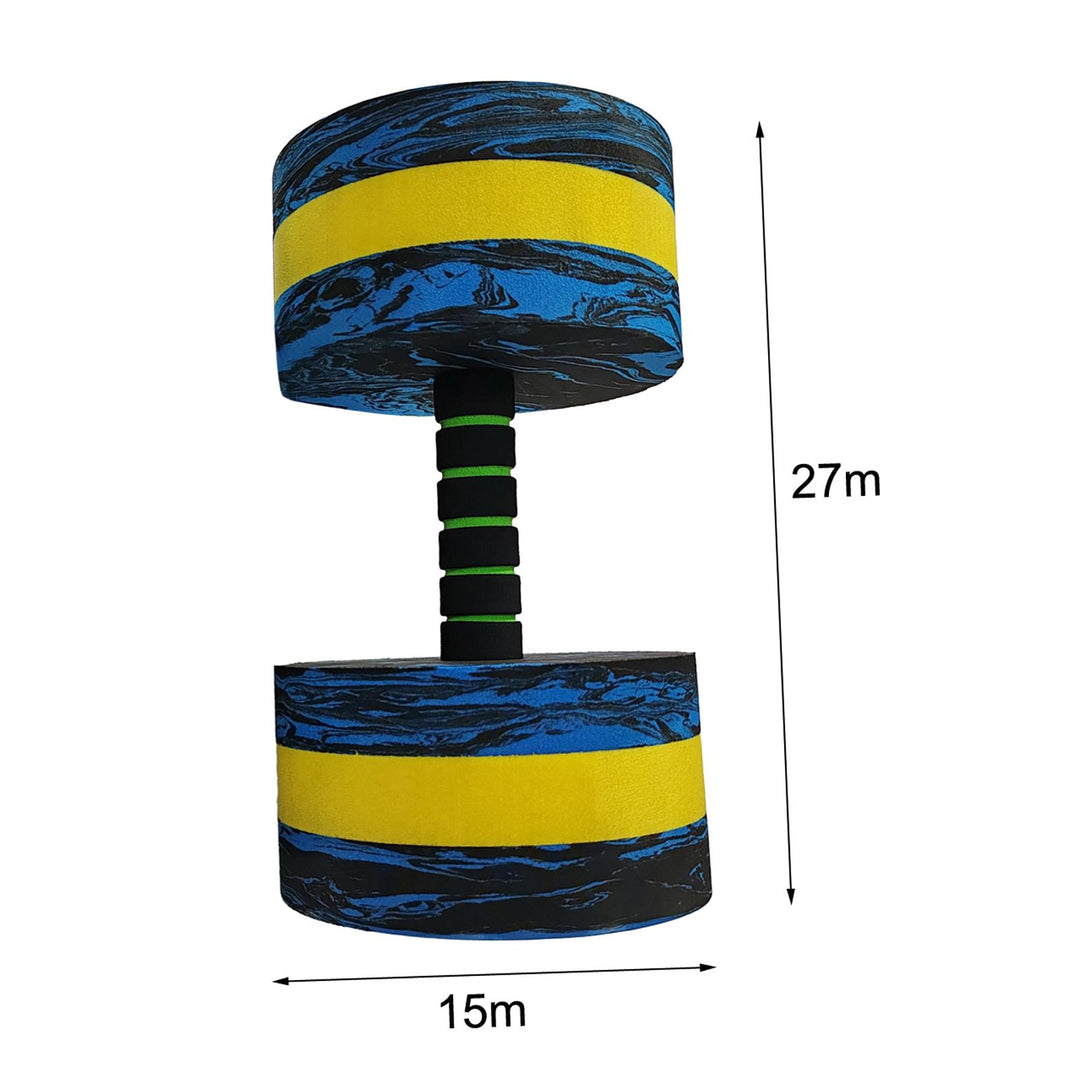 Premium Aquatic Dumbbells – 2Pcs Pool Dumbbells for Swimming & Indoor Training, Water Resistance, Durable Design for 