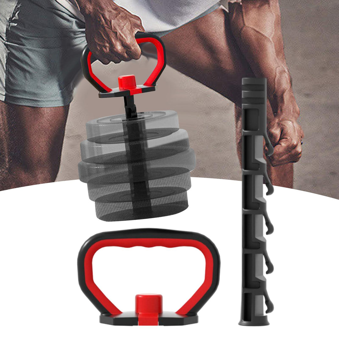 Premium Kettlebell Handle Grip – Adjustable Dumbbell Bar for Sports Training, Push-ups, Squats, and Full Body Workouts  