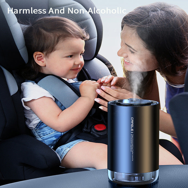 Premium Ultrasonic Aroma Diffuser – Portable Car Air Purifier and Home Freshener with Automatic Sensing, Adjustable Modes