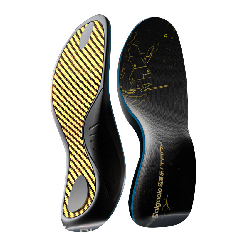 Premium Basketball Insoles with Customized Carbon Plate for High Strength, Elasticity & Speed – Anti-Return Technology for 