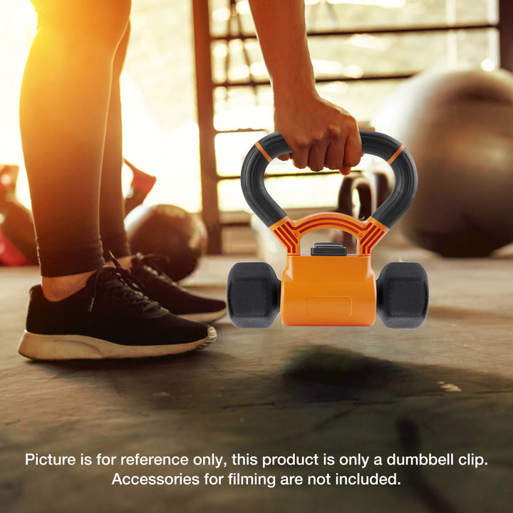 Premium Adjustable Dumbbell Grip – Portable Weightlifting Handle for Fitness, Comfortable Kettlebell Grip for Exercise, 