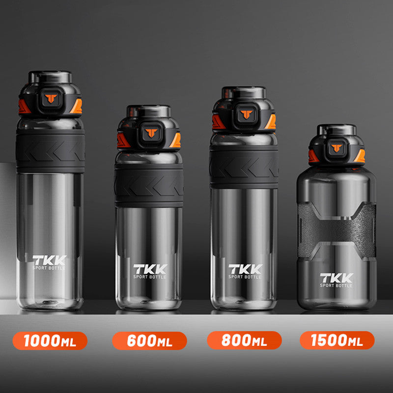 Premium Tritan Water Bottle – 1000ml/1500ml Portable Fitness Kettle with Straw, BPA-Free, Durable, Leak-Proof, Ideal for 