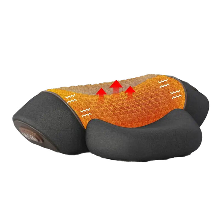 Premium Electric Neck Massager Pillow with Hot Compress & Vibration, Cervical Spine Support for Improved Sleep and Pain 