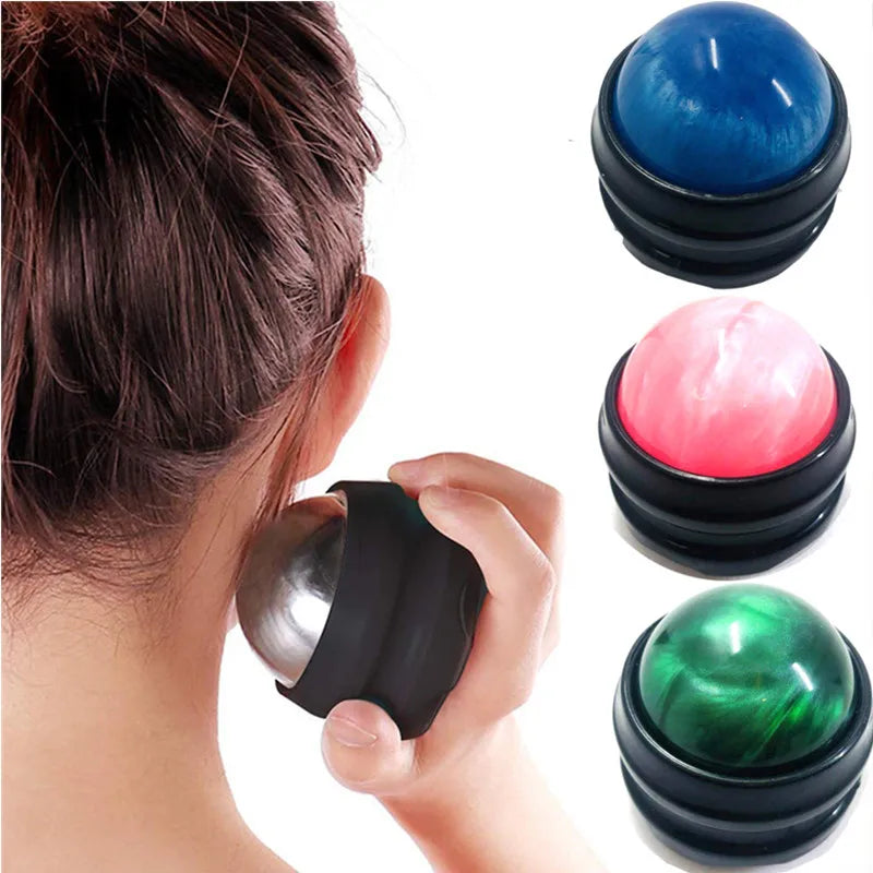 High-Quality Manual Massage Roller Ball for Body Pain Relief - Muscle Relaxation Therapy for Back, Foot, Waist & Hip, Stress