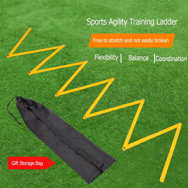 Premium Sports Agility Ladder for Football & Soccer – Adjustable Speed Training Ladder for Jumping, Fitness, and Body 