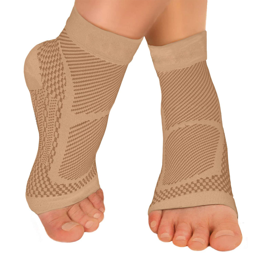 Premium 2Pcs Plantar FAasciitis Compression Socks – Ankle Brace & Arch Support Sleeves for Pain Relief, Achilles Tendonitis, 