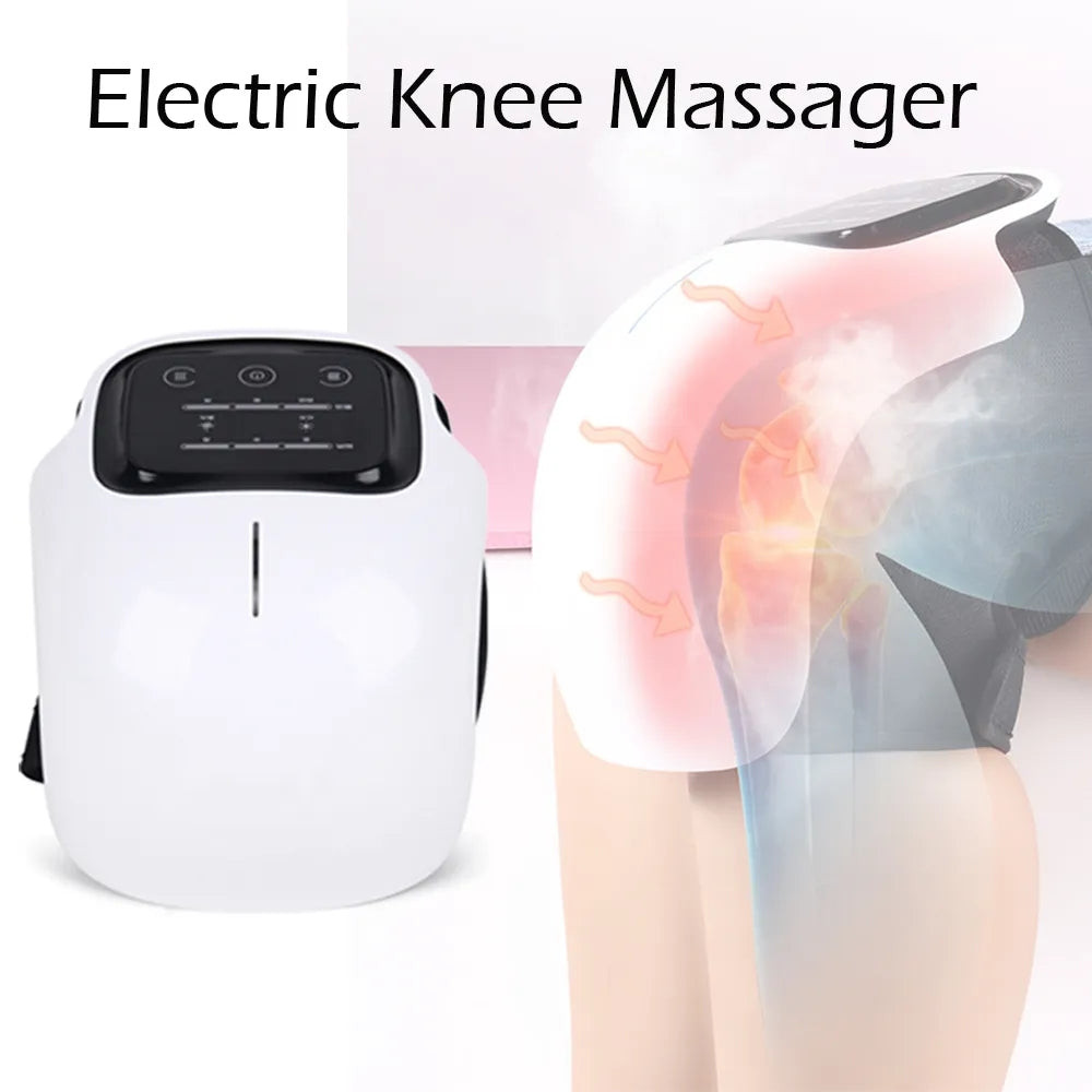 Premium Infrared Knee Massager – Pain Relief Device with Heat and Vibration Therapy for Swelling, Stiff Joints, Ligament