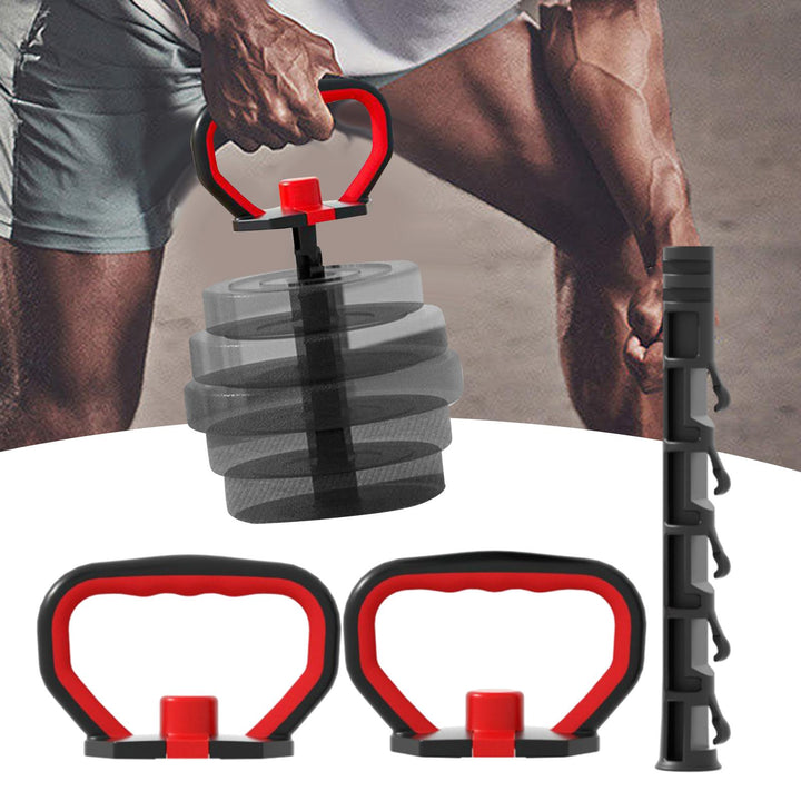 Premium Kettlebell Handle Grip – Adjustable Dumbbell Bar for Sports Training, Push-ups, Squats, and Full Body Workouts  