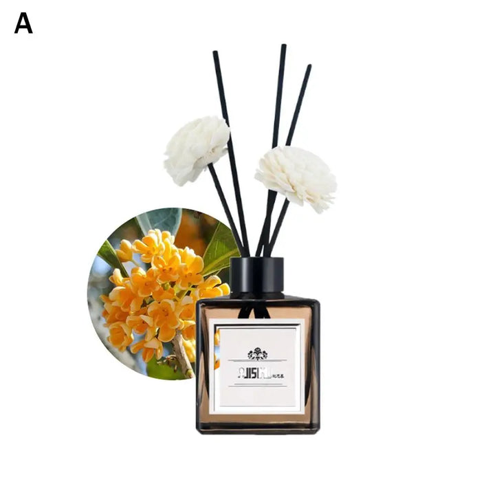 Luxury Fireless Aromatherapy Home Fragrance Diffuser – Room Decoration, Long-Lasting Floral Perfume, Household Freshener for