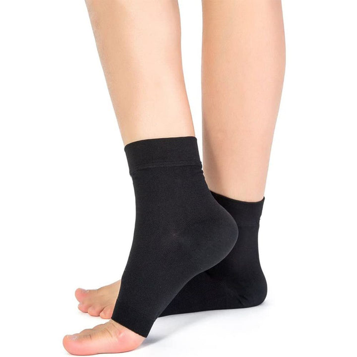 Premium Compression Plantar Fasciitis Socks for Women & Men - Arch & Ankle Support, Heel Pain Relief, Breathable Open Toe 