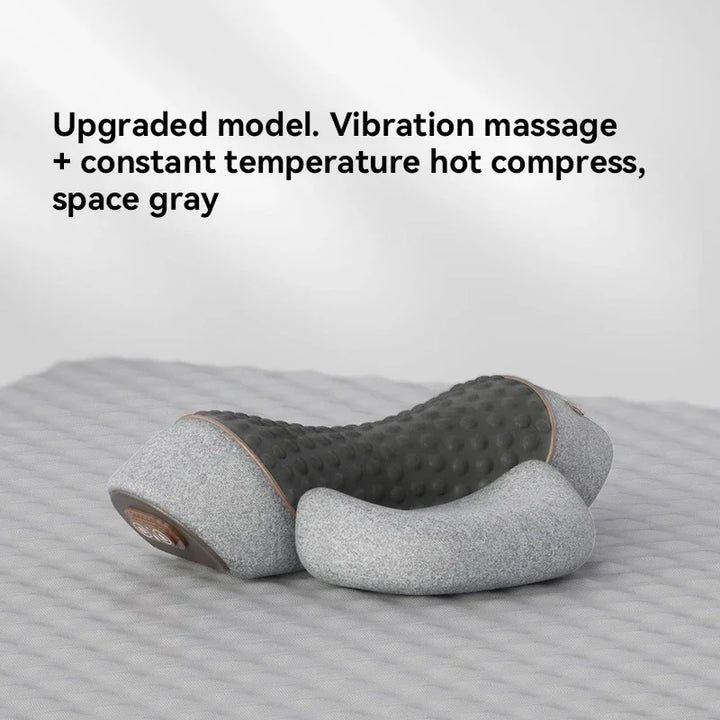 Premium Electric Neck Massager Pillow with Hot Compress & Vibration, Cervical Spine Support for Improved Sleep and Pain 