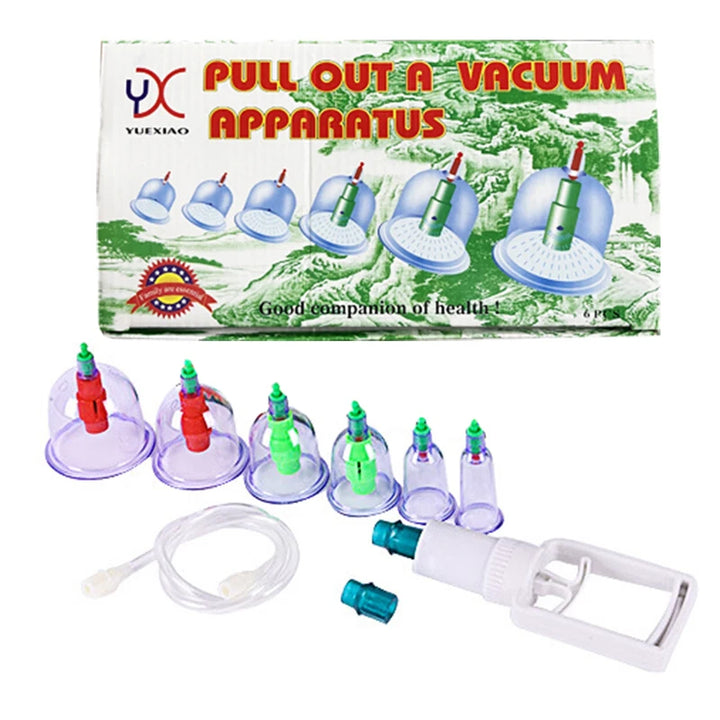 Premium Cupping Therapy Set – Vacuum Suction Cups for Massage, Anti-Cellulite, and Physiotherapy, Relieves Back, Neck