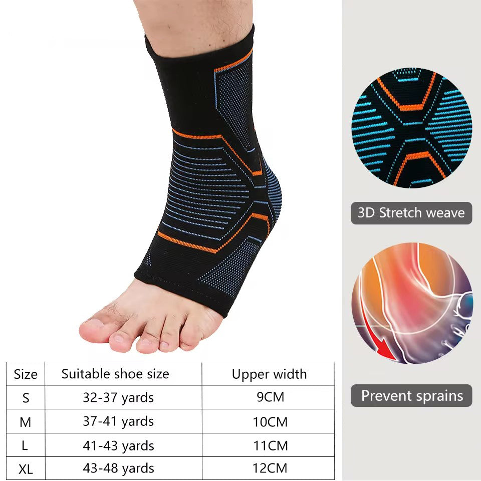 Premium Ankle Brace Compression Sleeve for Injury Recovery and Joint Pain Relief – Plantar Fasciitis Support Socks with Arch 