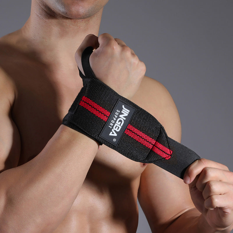 High Quality Weightlifting Wrist Wraps – Professional Wrist Support with Heavy Duty Thumb Loop, Best Wrap for Strength 