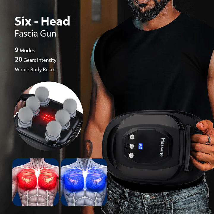 Premium Deep Tissue Massage Gun for Back, Waist & Muscle Relaxation, Powerful Massager for Neck, Legs & Full Body Recovery