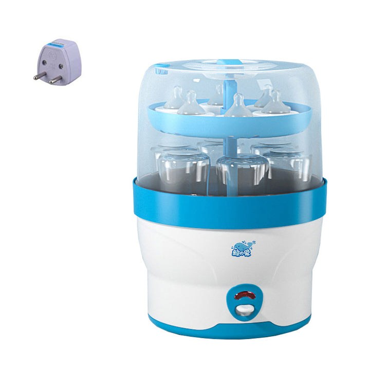 Premium Baby Bottle Sterilizer – Large Capacity 6 Bottles, Automatic Shut-Off, 304 Stainless Steel Heating Plate, Fast 8-