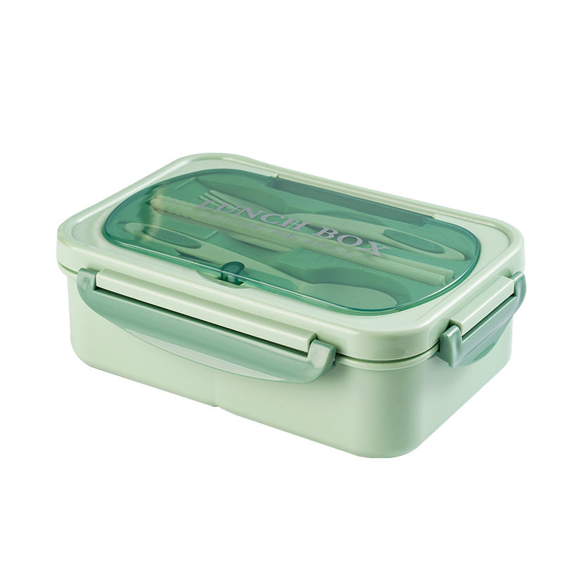 Premium Lunch Box with Tableware – Square Divided Bento Box for Office Workers, Leak-Proof, Microwave Safe, Ideal for Picnic 