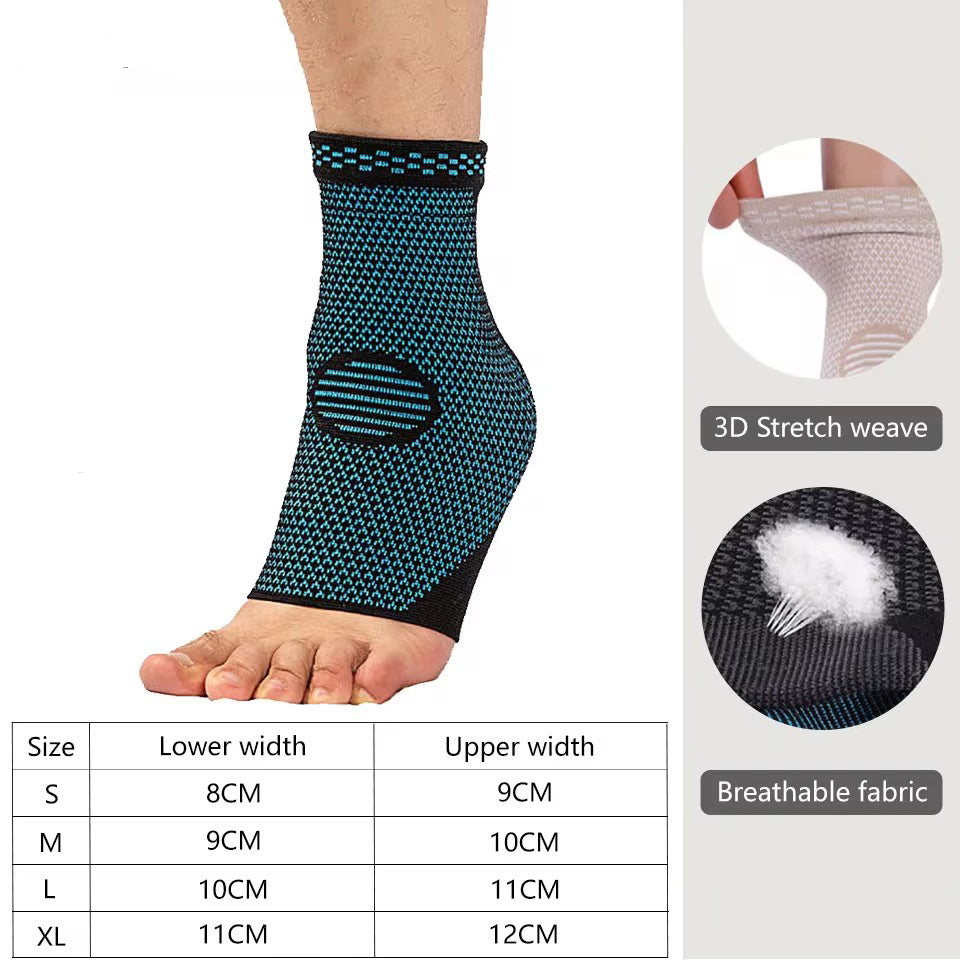 Premium Ankle Brace Compression Sleeve for Injury Recovery and Joint Pain Relief – Plantar Fasciitis Support Socks with Arch 