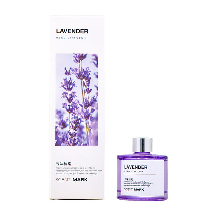 Luxury 50ML Reed Diffuser Set with Essential Oils – Lavender, Rose, Jasmine Fragrances, Aromatherapy Air Freshener for Hotel 