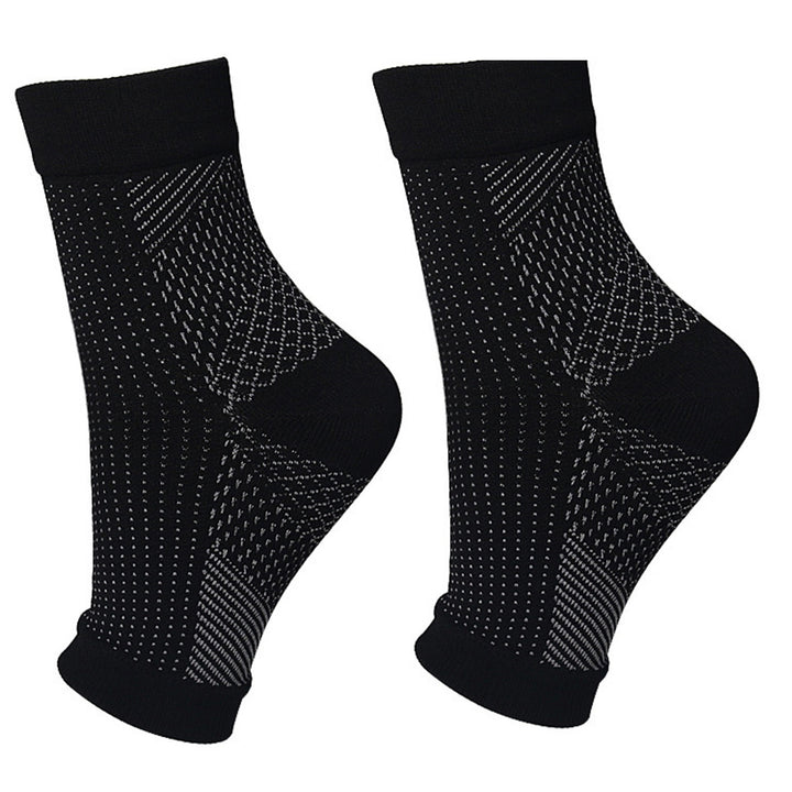 Premium Compression Plantar Fasciitis Socks for Women & Men - Arch & Ankle Support, Heel Pain Relief, Breathable Open Toe 