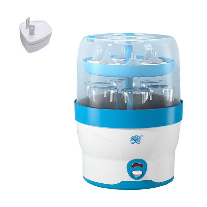 Premium Baby Bottle Sterilizer – Large Capacity 6 Bottles, Automatic Shut-Off, 304 Stainless Steel Heating Plate, Fast 8-