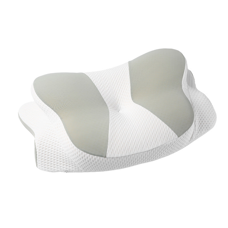 High-Quality Ergonomic Memory Foam Cervical Pillow - Neck & Shoulder Support, Adjustable for Side, Back & Stomach Sleepers, 